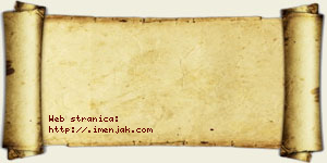 Ema Pejaković vizit kartica